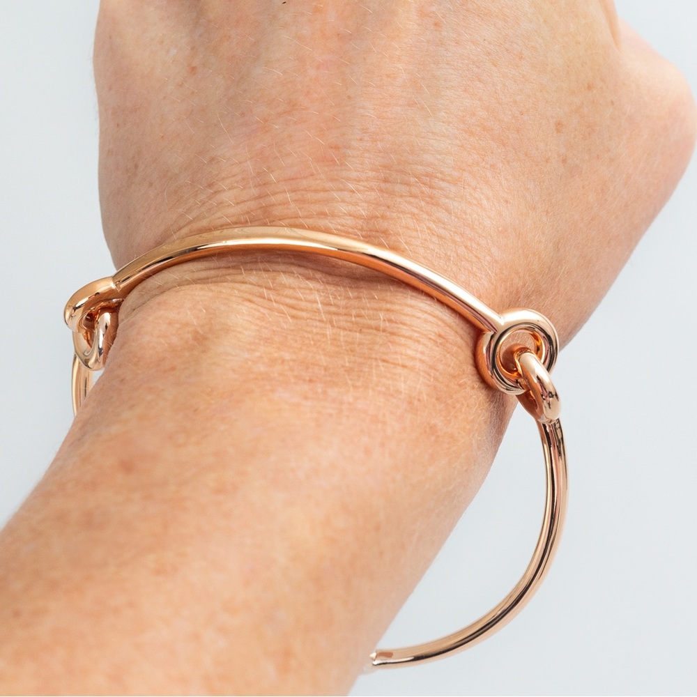 Bangle bracelet rose gold tone G.I.L.I. For Bronzo Italia